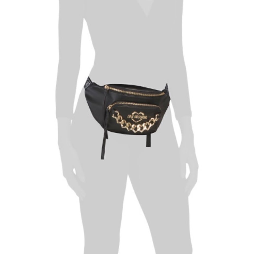 NWT Love MOSCHINO CHAIN WAIST LOGO BAG New WITH TAG​​​​ - Picture 5 of 8